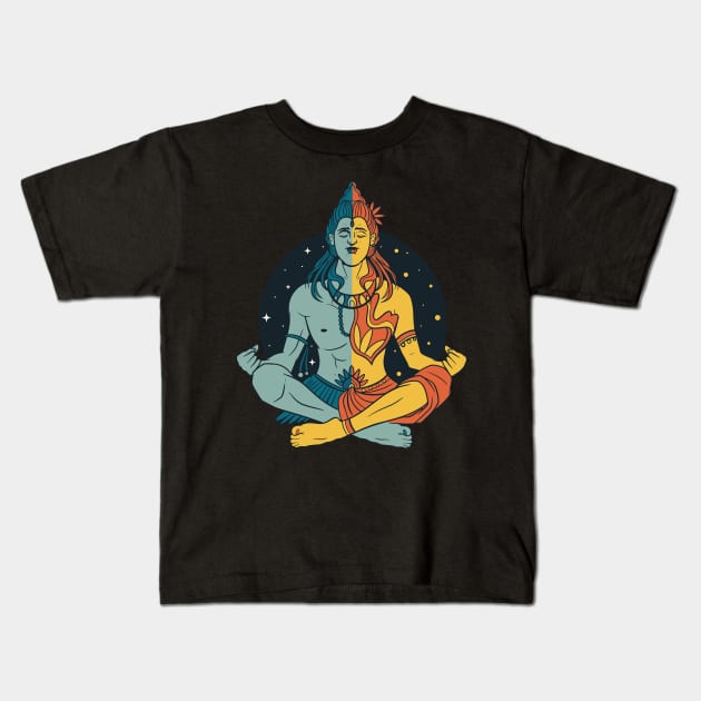 Lord Shiva Maha Shivratri 2024 for Men Women Kids Kids T-Shirt by Krishnansh W.